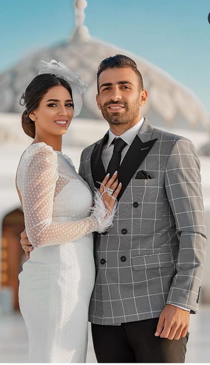 أسامة إبراهيم و زوجته ميرنا