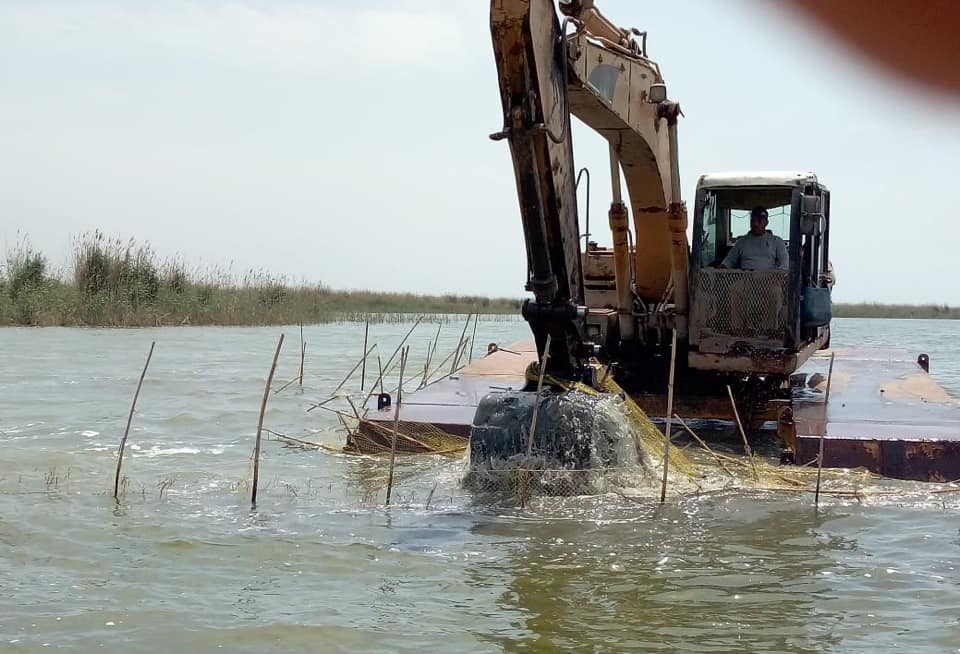 ضبط 146 ألف وحدة زريعة أسماك حية وإزالة التعديات على بحيرة البرلس (2)