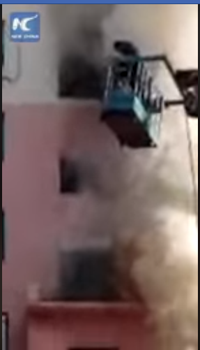 جانب من عملية الانقاذ