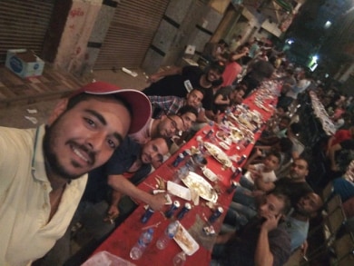 حفل إفطار جماعى لأهالى القومية العربية بإمبابة  (1)