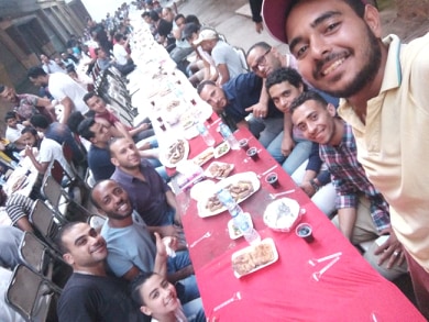 حفل إفطار جماعى لأهالى القومية العربية بإمبابة  (4)