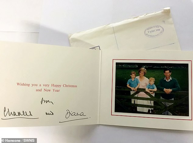 بطاقات عيد ميلاد تحمل توقيع الأميرة ديانا  (3)