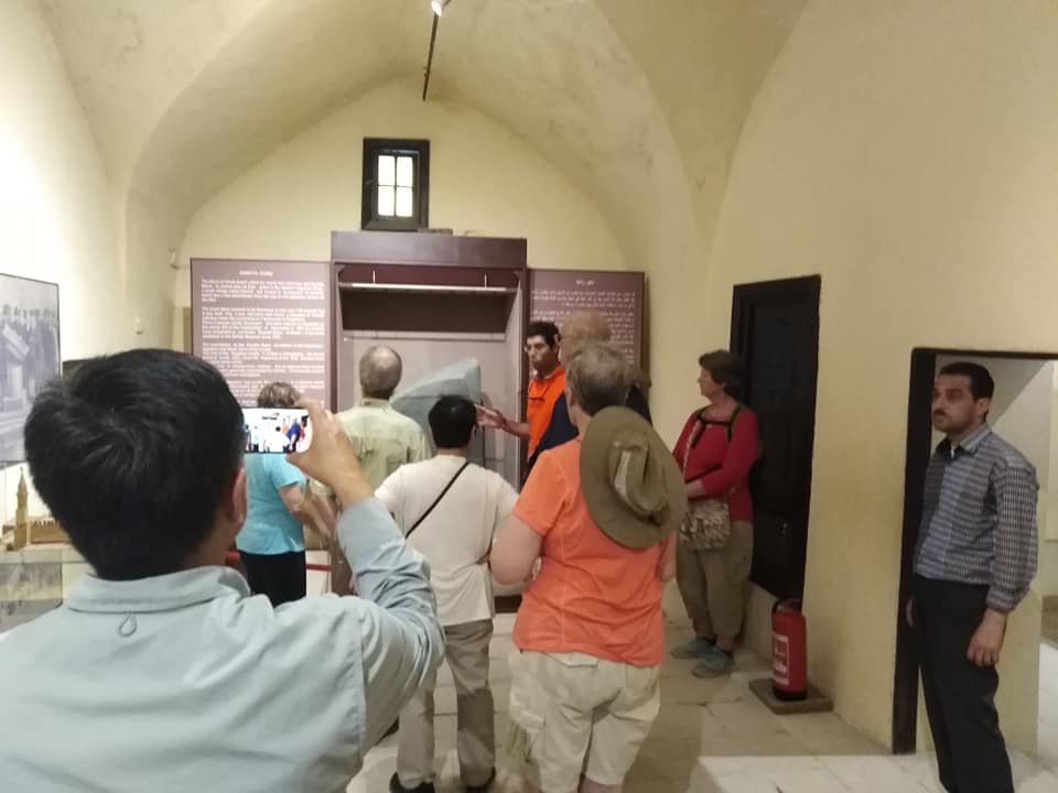 جانب من زيارة الوفد الأمريكى لمتحف رشيد (10)