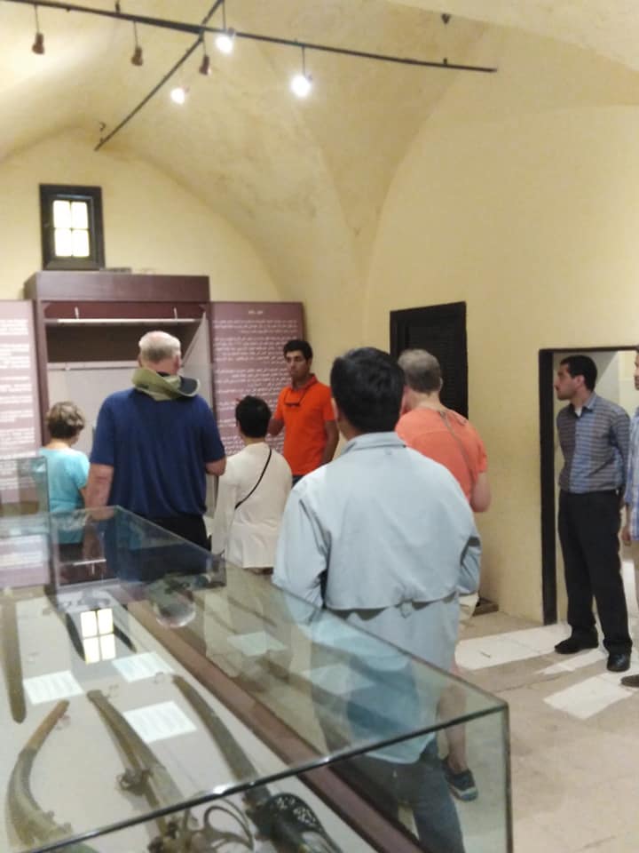 جانب من زيارة الوفد الأمريكى لمتحف رشيد (6)