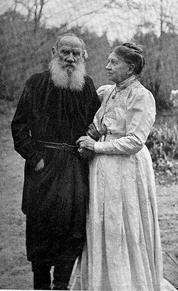 تولوستوى وزوجته