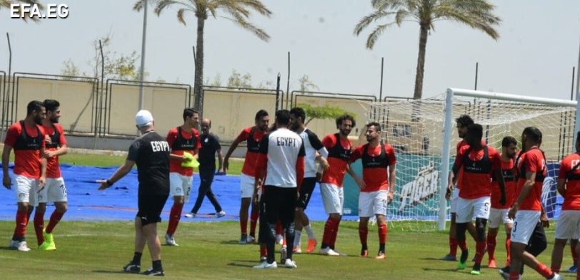 التدريب الصباحى للمنتخب