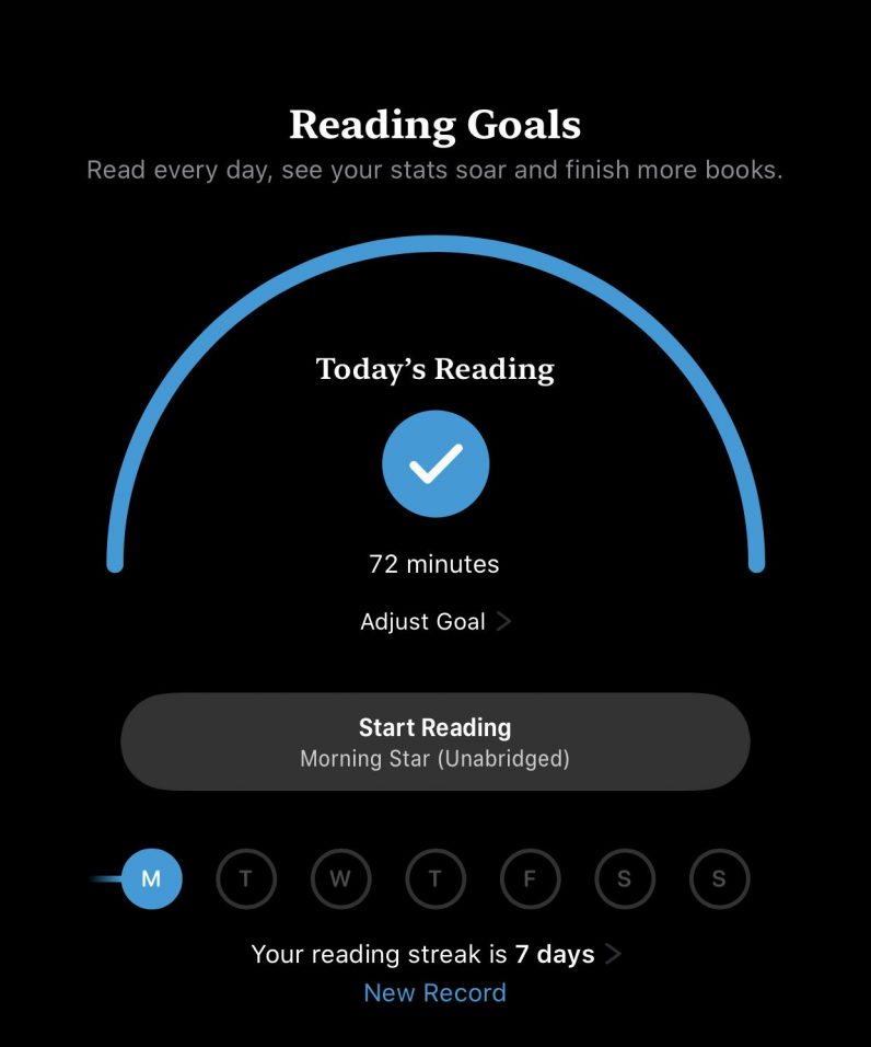 reading goals
