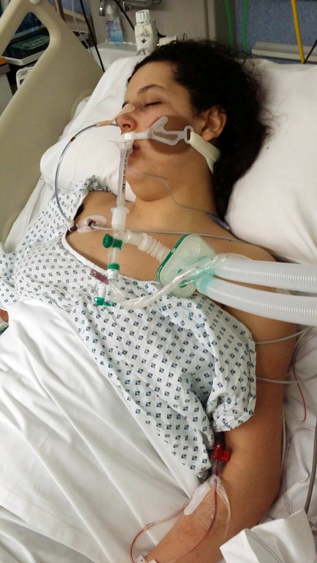 مريم مصطفى فى المستشفى قبل وفاتها