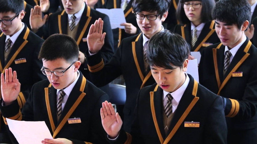 طلاب كوريا الجنوبية