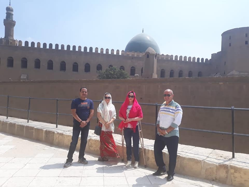 وفد أوزباكستانى يزور القلعة ومسجد السلطان حسن والرفاعى (6)