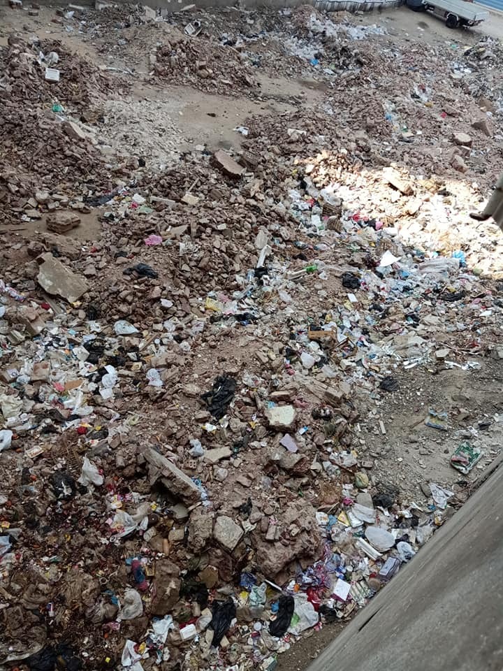 تلال القمامة بشوارع المحلة وعلى الترع (11)