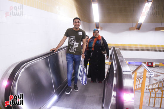 افتتاح محطة مترو الأهرام (29)