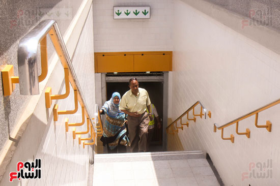 افتتاح محطة مترو الأهرام (5)