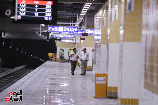 افتتاح محطة مترو الأهرام (32)