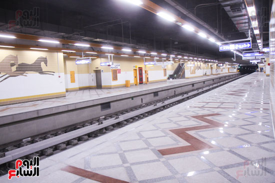افتتاح محطة مترو الأهرام (25)