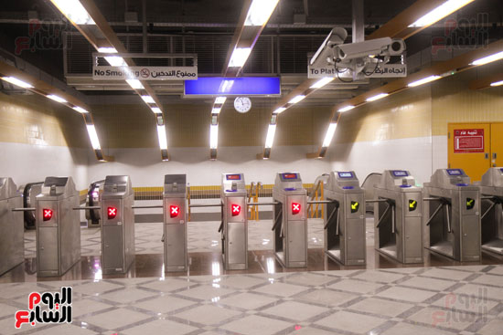 افتتاح محطة مترو الأهرام (12)