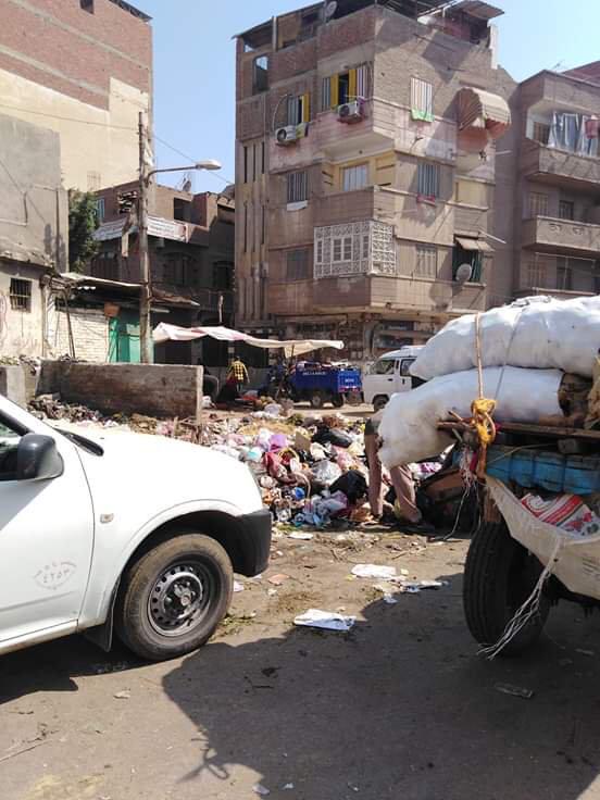 تلال القمامة بشوارع المحلة وعلى الترع (4)