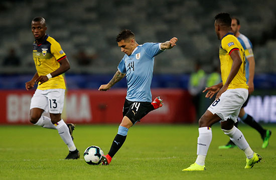 مباراة أورجواى والإكوادور