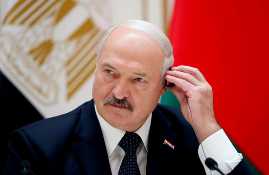  الرئيس البيلاروسي ألكساندر لوكاشينكو  يستمع لكلمة الرئيس عبد الفتاح السيسى 
