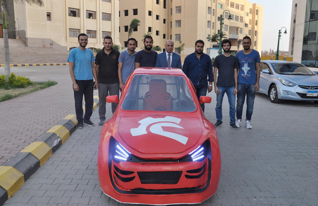 فريق هندسة كفر الشيخ يصنعون سيارتين بالكهرباء وسيارة بنزين  (15)