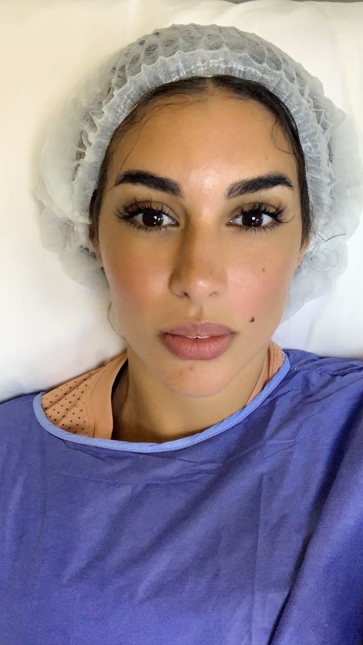 Yasmin Sabry in the operating room