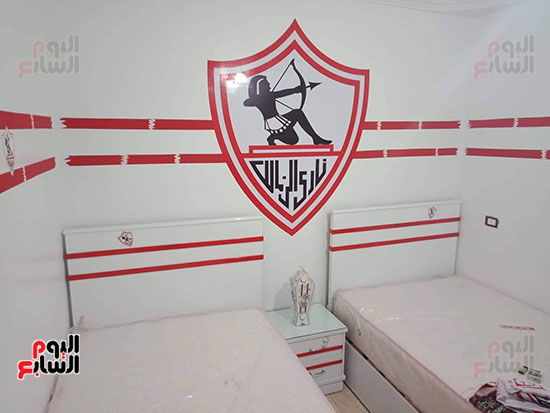 سنظل أوفياء.. &quot;أحلام&quot; حولت غرفة نوم أطفالها لـ &quot;نادى الزمالك&quot; اليوم