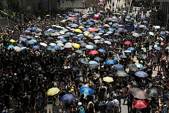 تواصل الاحتجاجات فى هونج كونج