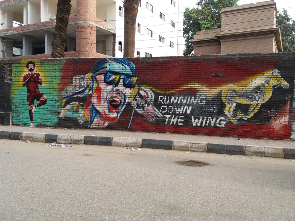 جدارية محمد صلاح في سوهاج (2)