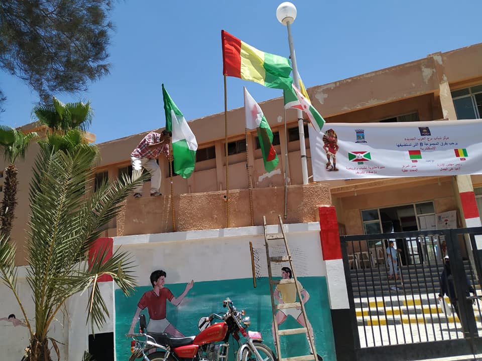 مراكز شباب الإسكندرية تتزين بالأعلام  (1)