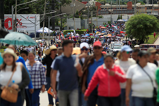 تظاهرات فى هندوراس