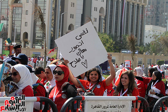 معجبات محمد صلاح