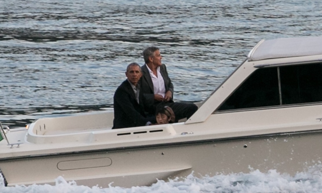 رحلة كلوني و أوباما (3)