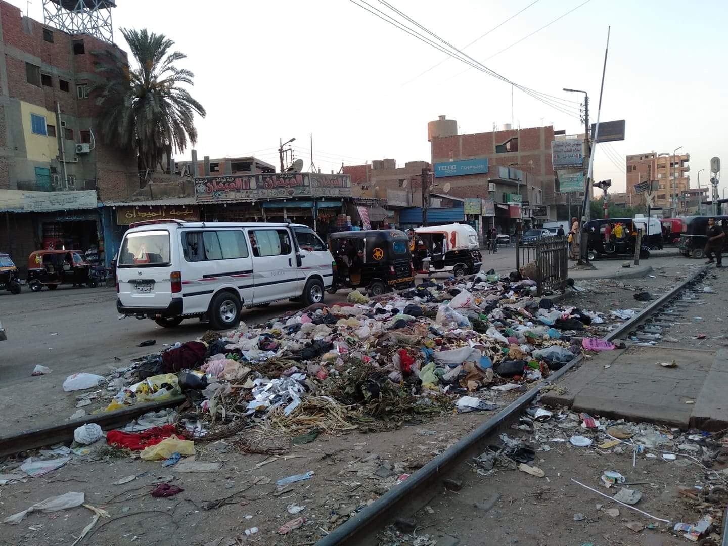 انتشار القمامة بشوارع القليوبية (1)