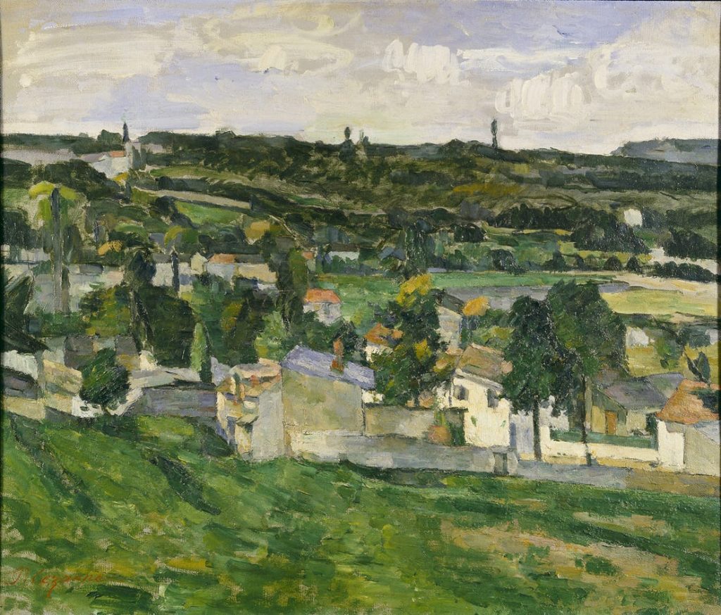 9. Paul Cezanne’s “View of Auvers-sur-Oise”