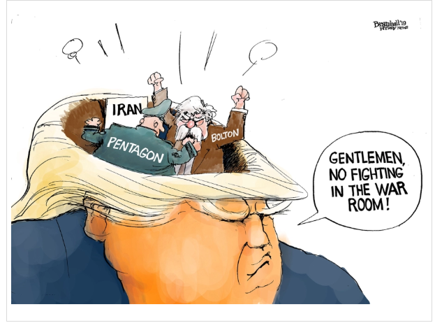الخلاف داخل إدارة ترامب حول إيران