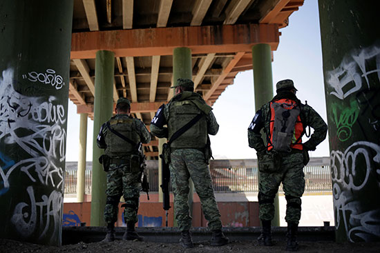 الجيش المكسيكى ينتشر على الحدود