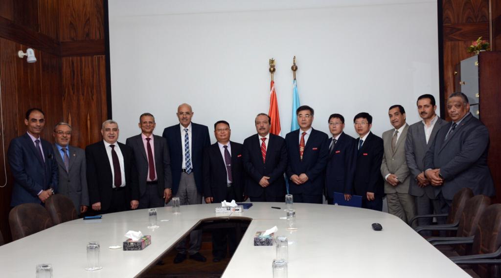 اتفاقيه تعاون بين جامعة جيانسو الصينية و جامعة طنطا  (3)
