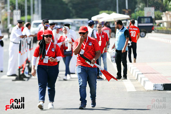 توافد الجماهير المصرية لدعم الفراعنة أمام الكونغو الديمقراطية  (40)