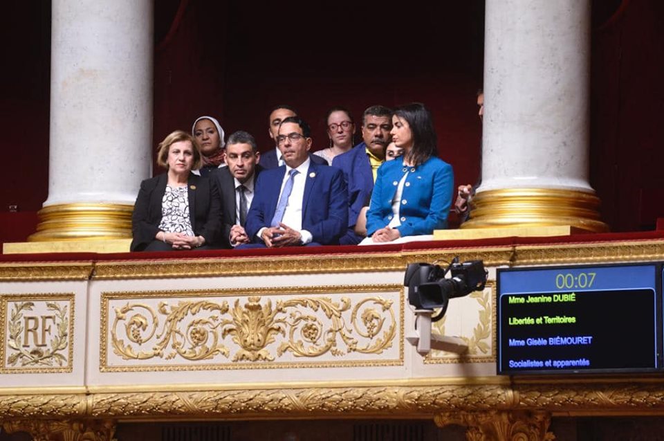 وفد البرلمان المصرى داخل مجلس النواب الفرنسى (3)