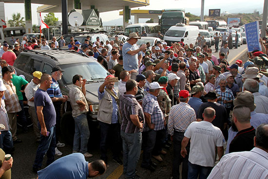 مظاهرات لبنانية
