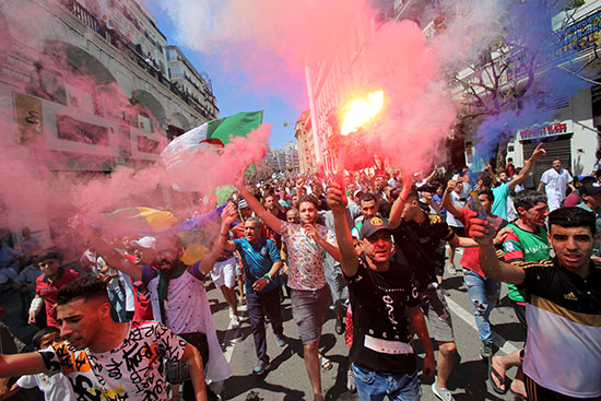 جانب من المظاهرات فى الجزائر (4)