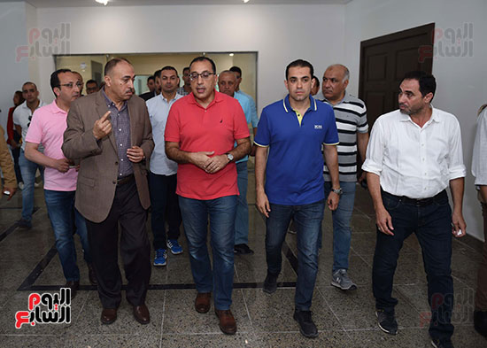 مصطفى مدبولى يتفقد مبنى مجلس الوزراء بالعلمين الجديدة (16)
