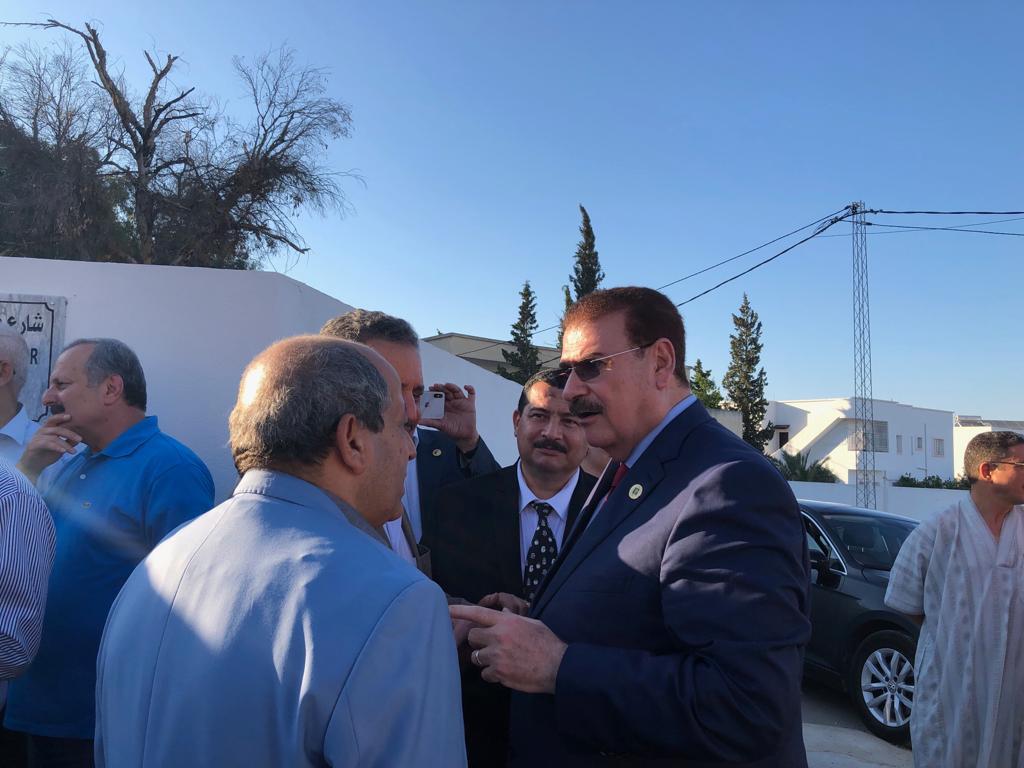 وفد نقابة المهندسين يلتقي السفير المصري بتونس (1)