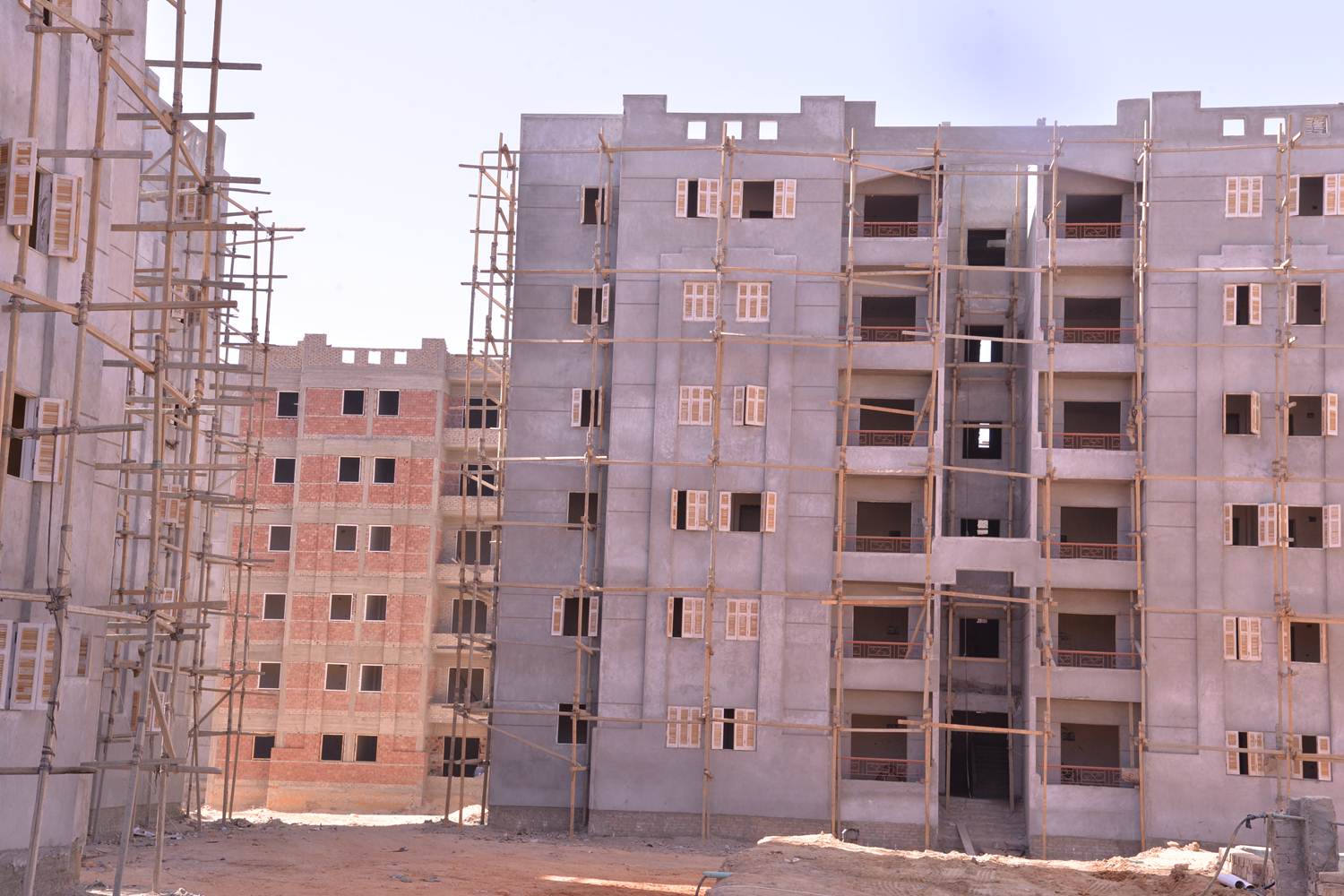 عمارات جاري الانتهاء منها بمدينة ناصر