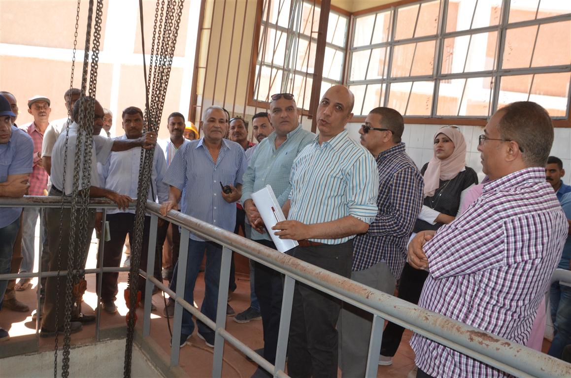 رئيس الهيئة القومية لمياة الشرب يفتتح محطة الصرف الصحي 2 بمدينة إسنا (9)
