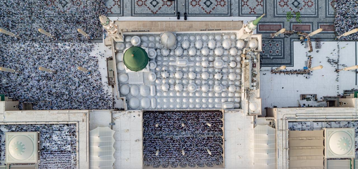 صلاة العيد فى المسجد النبوى
