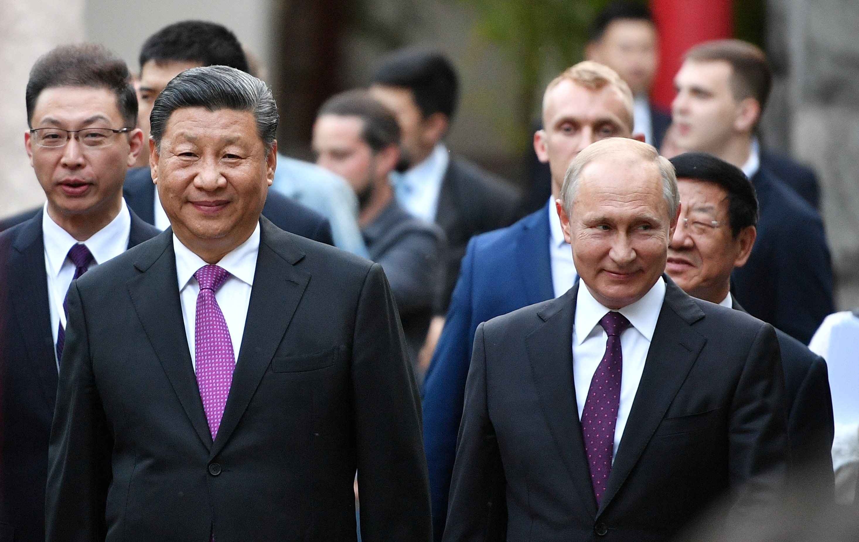 الرئيسان الروسى والصينى