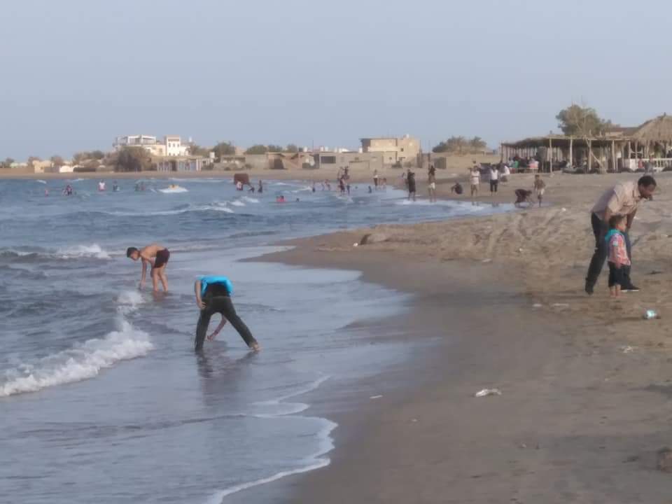 احتفال المواطنين بعيد الفطر على شواطئ البحر الأحمر (3)