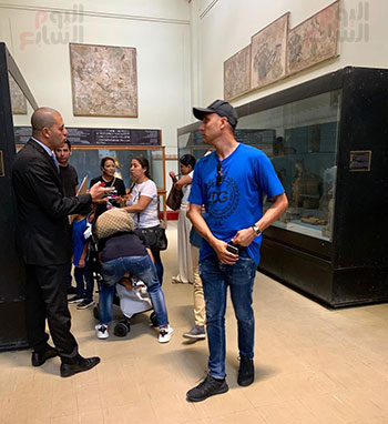 نافاس حارس ريال مدريد بالمتحف المصري (4)