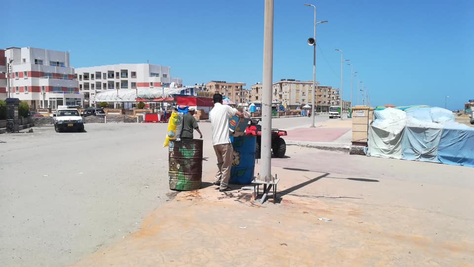 حملات لإزالة التعديات وحملات نظافة بمدن وقرى محافظة كفر الشيخ  (11)